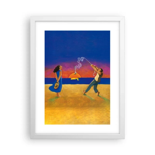 Affisch i vit ram - Mer än en stjärna från himlen - 30x40 cm