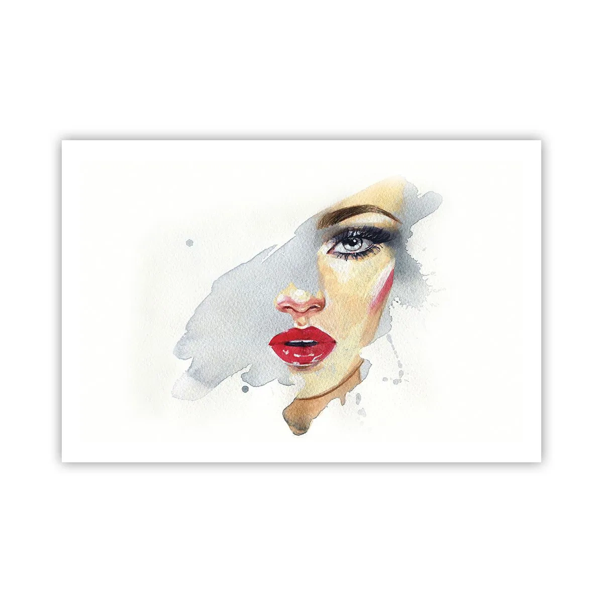 Affisch - Reflektion i vattendroppe - 91x61 cm