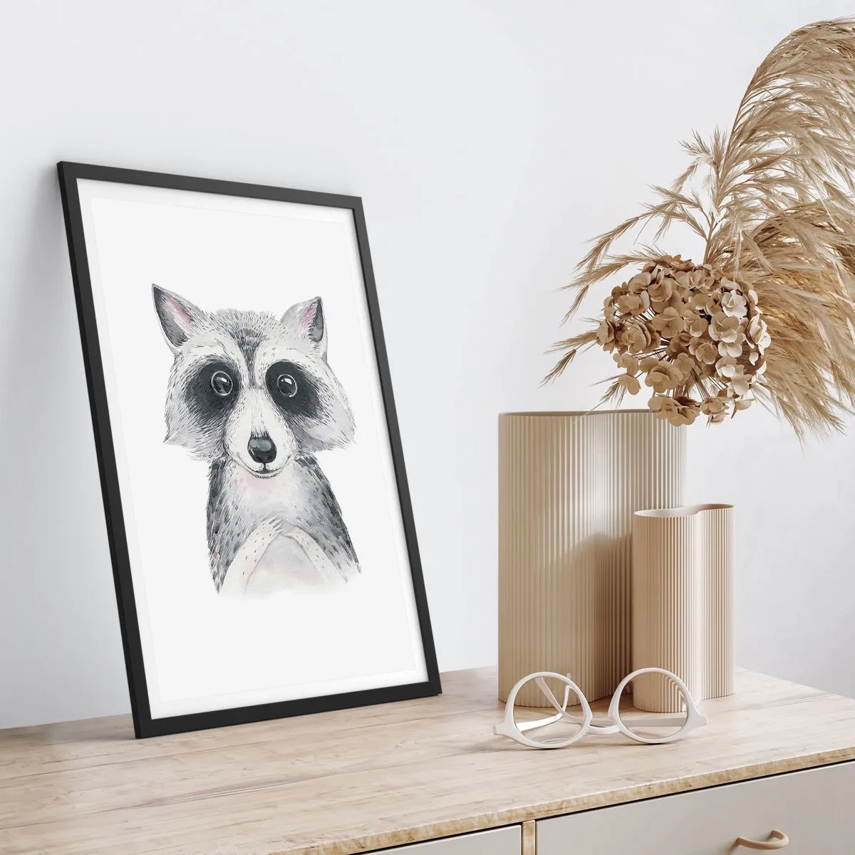 Affisch i svart ram - En stund för känslor - 30x40 cm