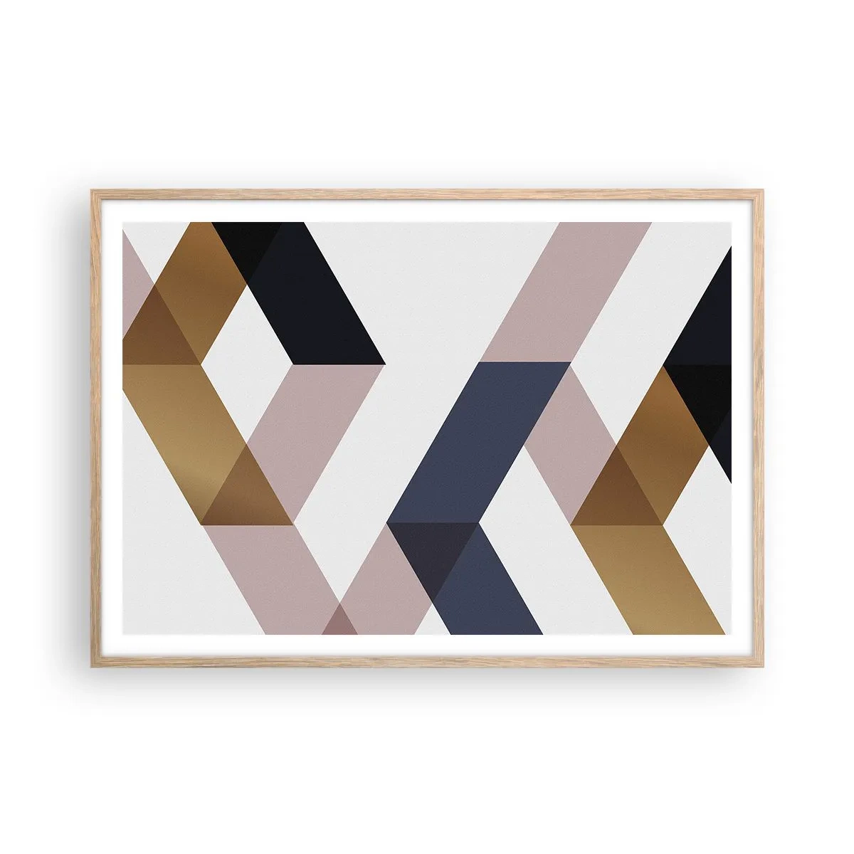 Affisch i ram av ljusek - Plan och vinklar - 100x70 cm