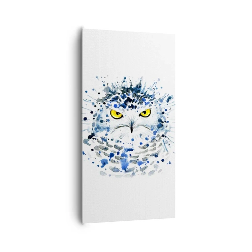 Canvastavla - Bild på duk - Rakt in i ögonen - 65x120 cm