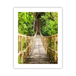 Affisch - Upphängd i grönskan - 40x50 cm
