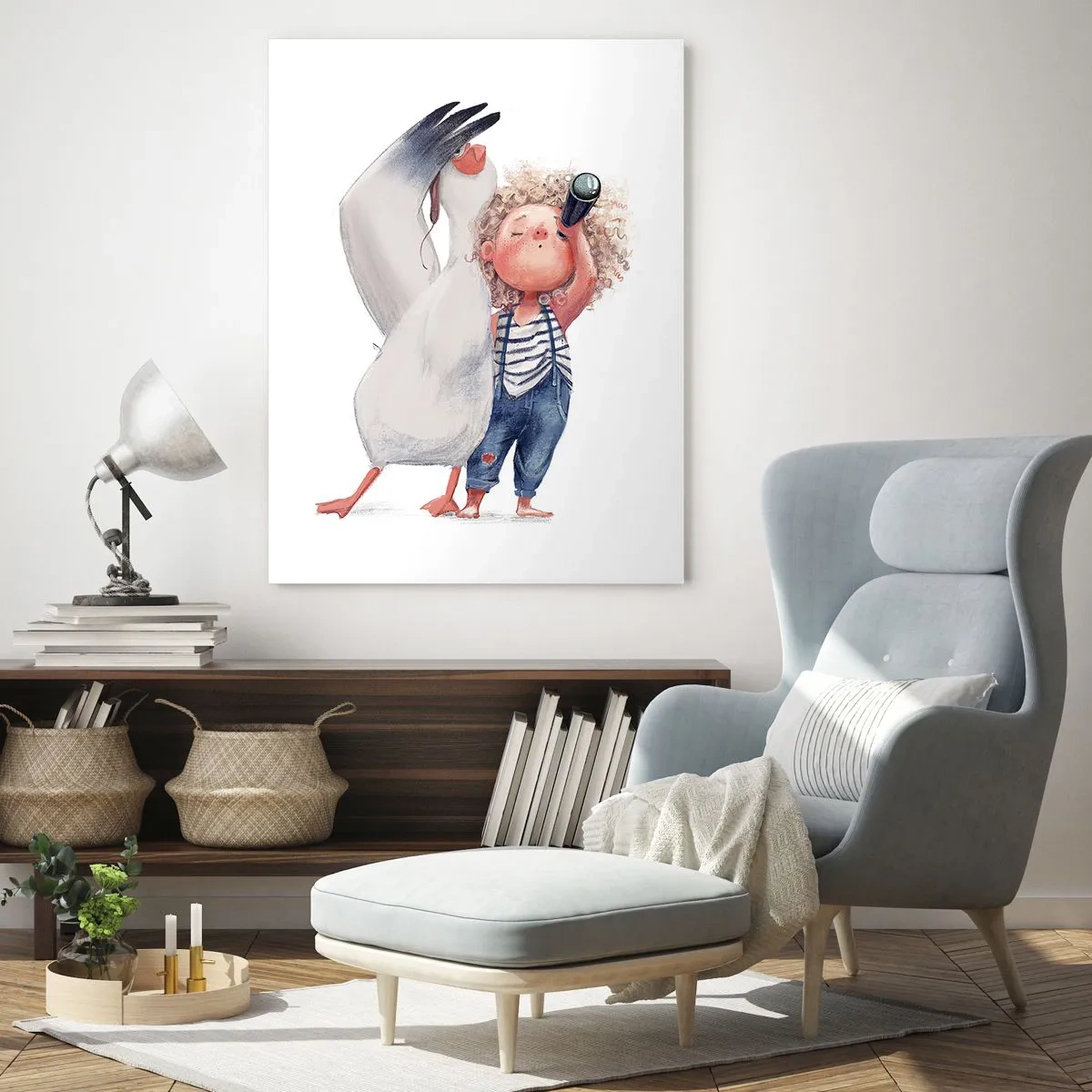 Glastavla - Bild på glas - Stora resans plan - 80x120 cm
