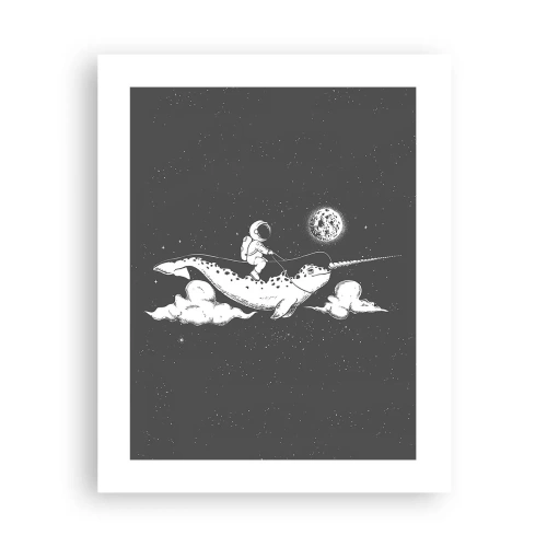 Affisch - Rymdryttare - 40x50 cm