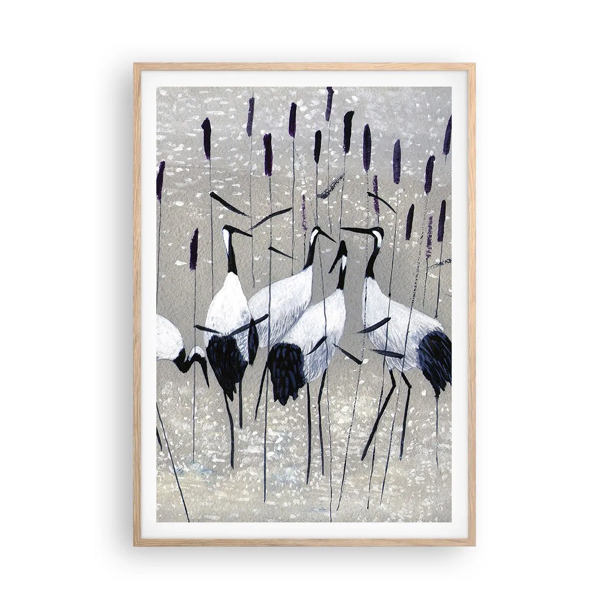 Affisch i ram av ljusek - Bland sina - 70x100 cm