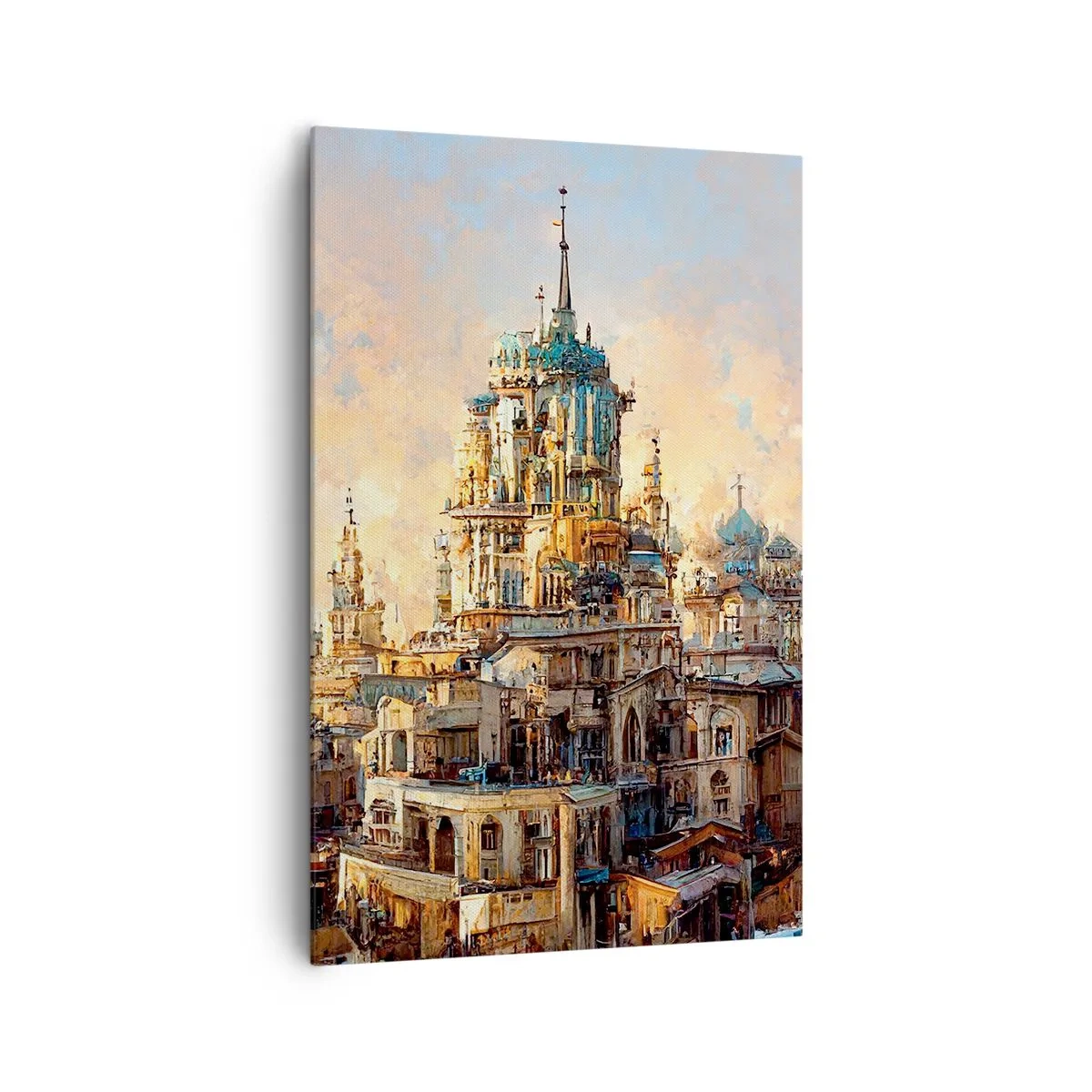 Canvastavla - Bild på duk - Städernas stad - 80x120 cm