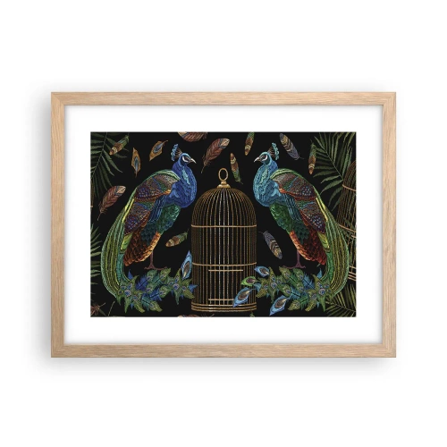 Affisch i ram av ljusek - I kungliga kläder - 40x30 cm