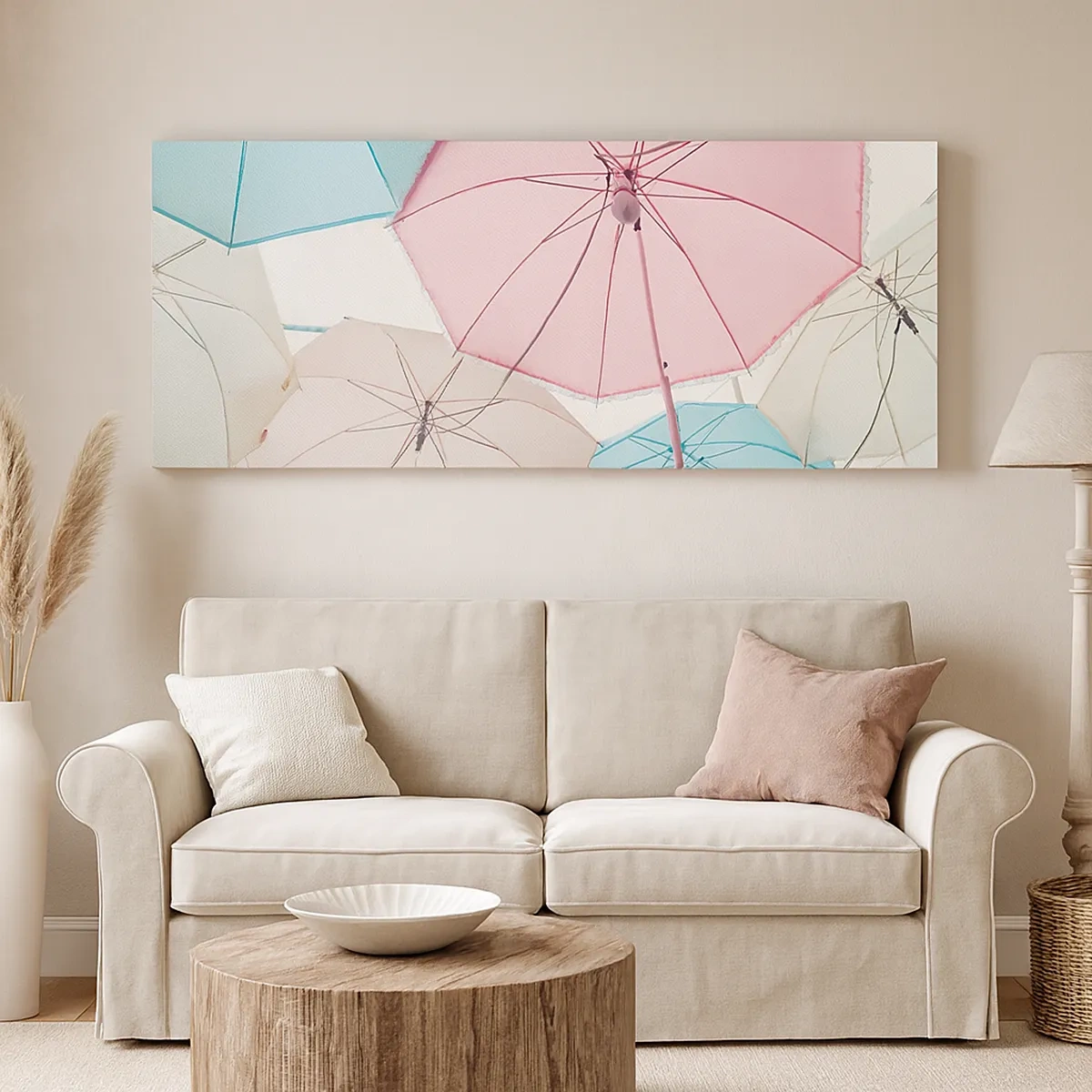 Canvastavla - Bild på duk - Ibland sol, ibland regn - 30x30 cm