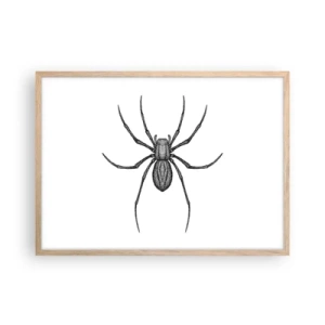 Affisch i ram av ljusek - Oroväckande precision - 70x50 cm