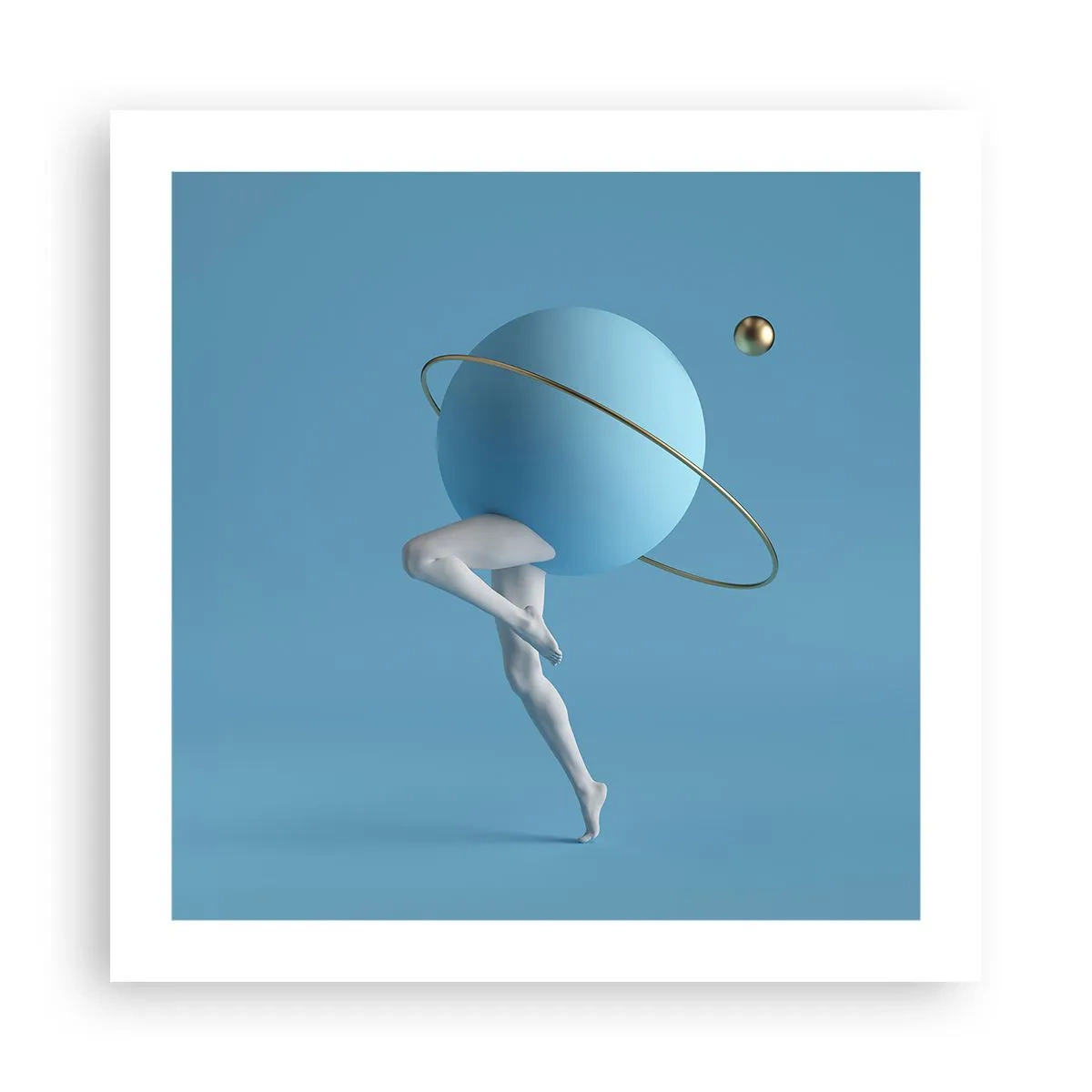 Affisch - Och planeterna blir galna - 50x50 cm