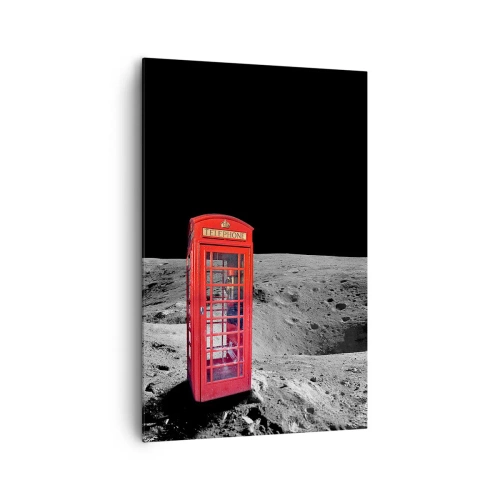 Canvastavla - Bild på duk - Rymdskämt - 80x120 cm
