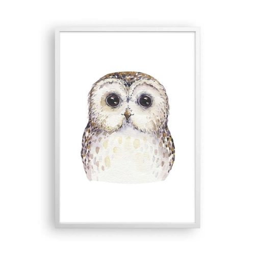 Affisch i vit ram - Titta i mina ögon - 50x70 cm