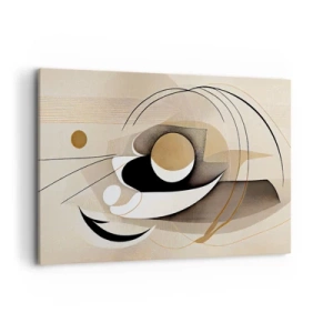 Canvastavla - Bild på duk - Komposition: essensen av saker och ting - 120x80 cm