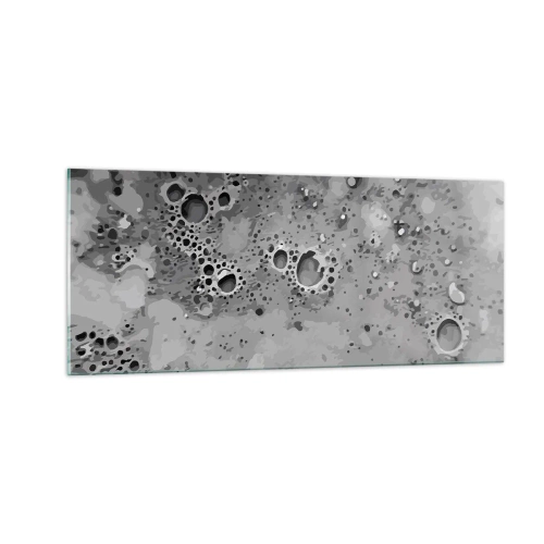 Glastavla - Bild på glas - Som månlandskap - 100x40 cm