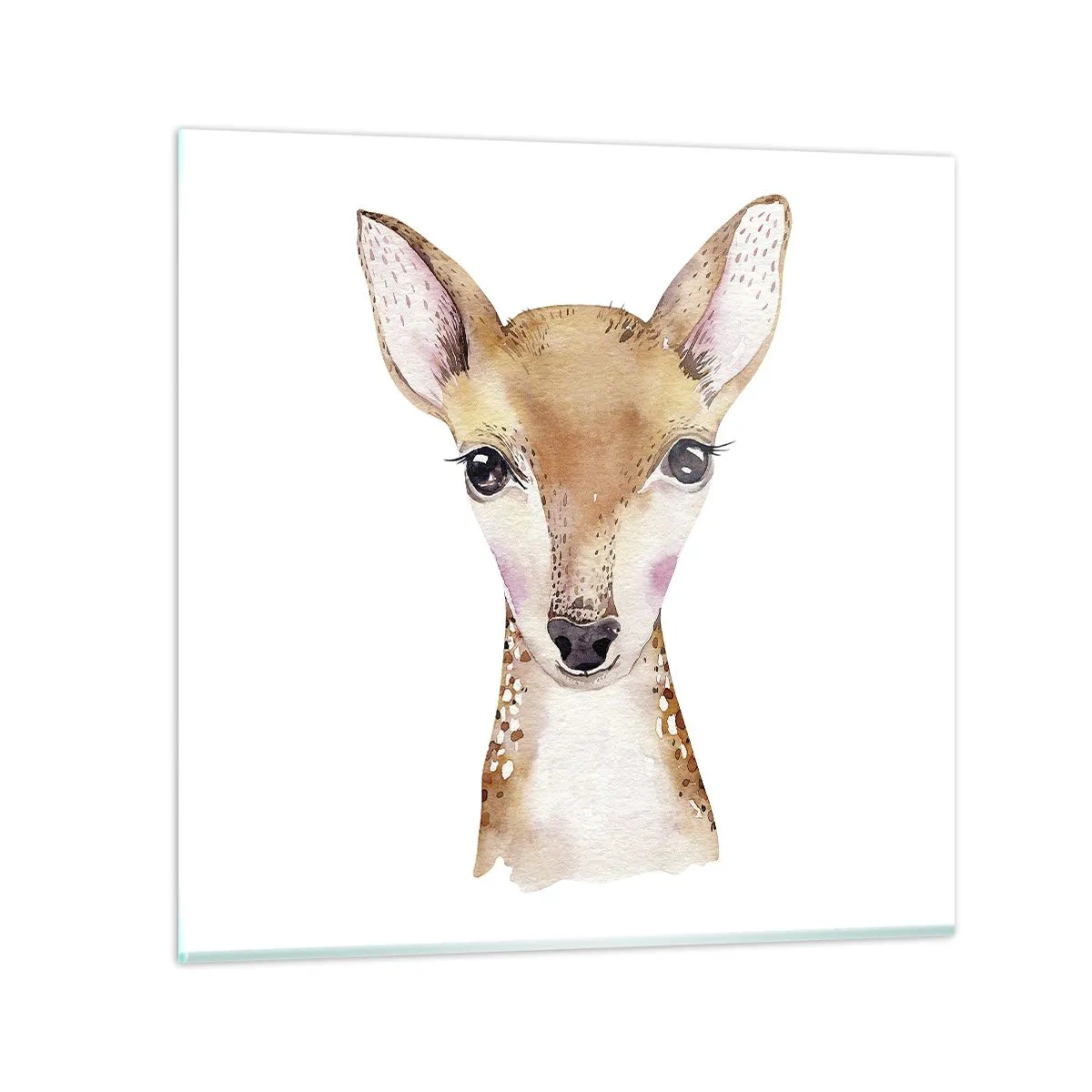 Glastavla - Bild på glas - Oskuldens natur - 50x50 cm