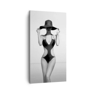 Canvastavla - Bild på duk - Mitt förnamn är: Elegans - 45x80 cm