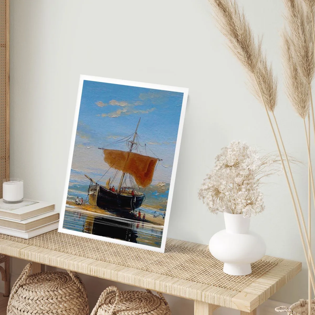 Affisch - Vatten, jord, luft - 40x50 cm