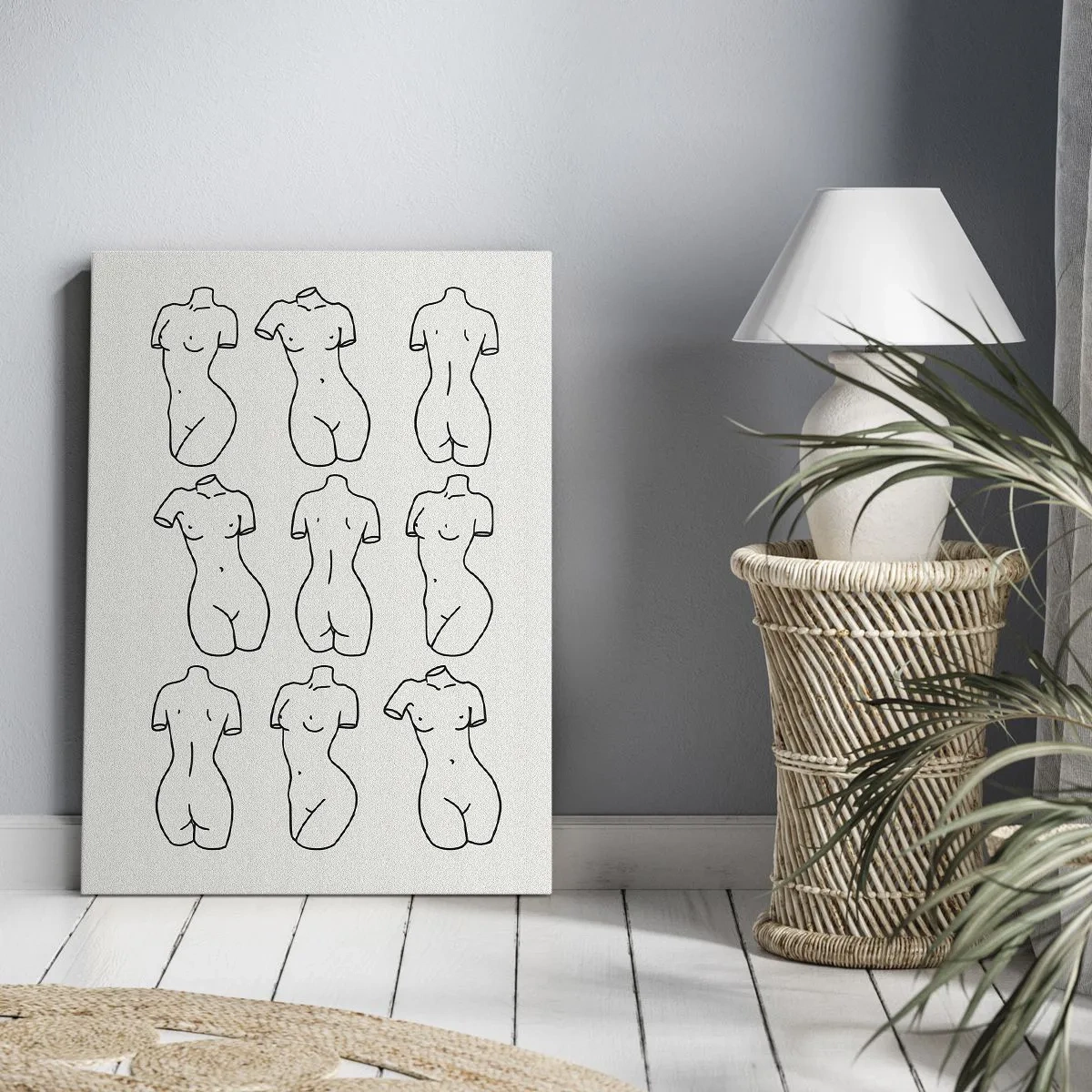 Canvastavla - Bild på duk - Endast Venus - 45x80 cm