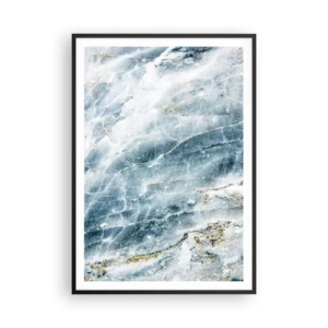 Affisch i svart ram - Isvärld - 70x100 cm