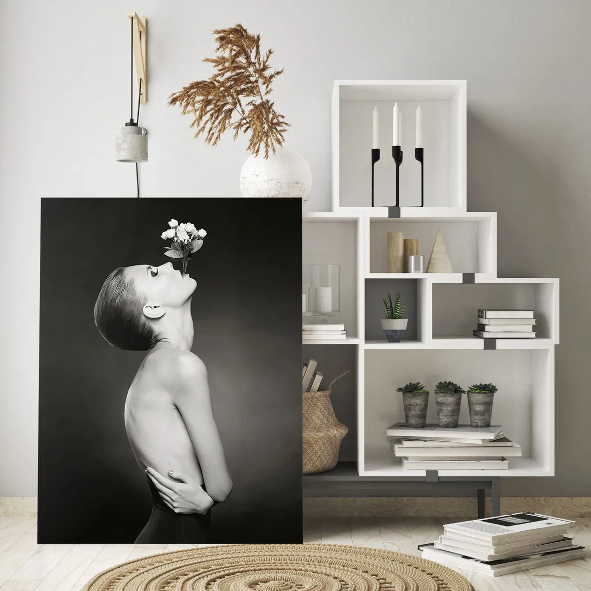 Glastavla - Bild på glas - Excentrisk elegans - 50x70 cm