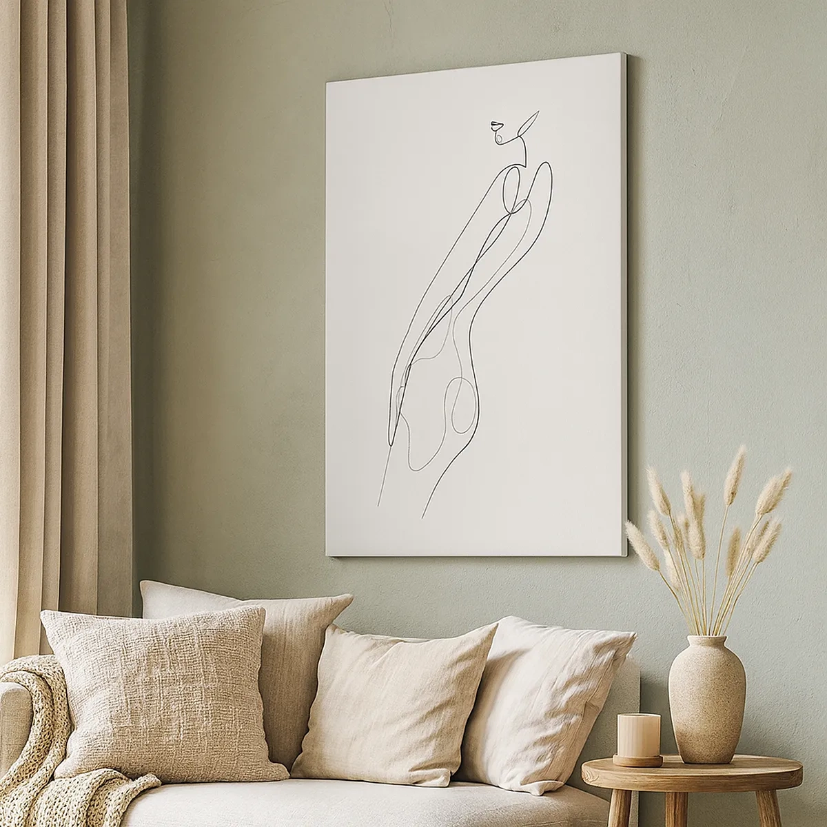 Canvastavla - Bild på duk - Bara en utfästelse - 50x70 cm