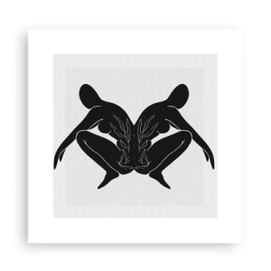 Affisch - En delad själ - 30x30 cm