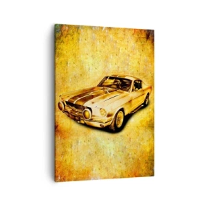 Canvastavla - Bild på duk - Galna 70-talet - 50x70 cm