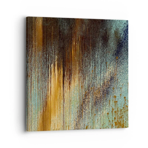 Canvastavla - Bild på duk - En oavsiktlig färgglad komposition - 30x30 cm