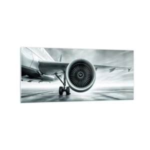 Glastavla - Bild på glas - Kraften finns! - 120x50 cm