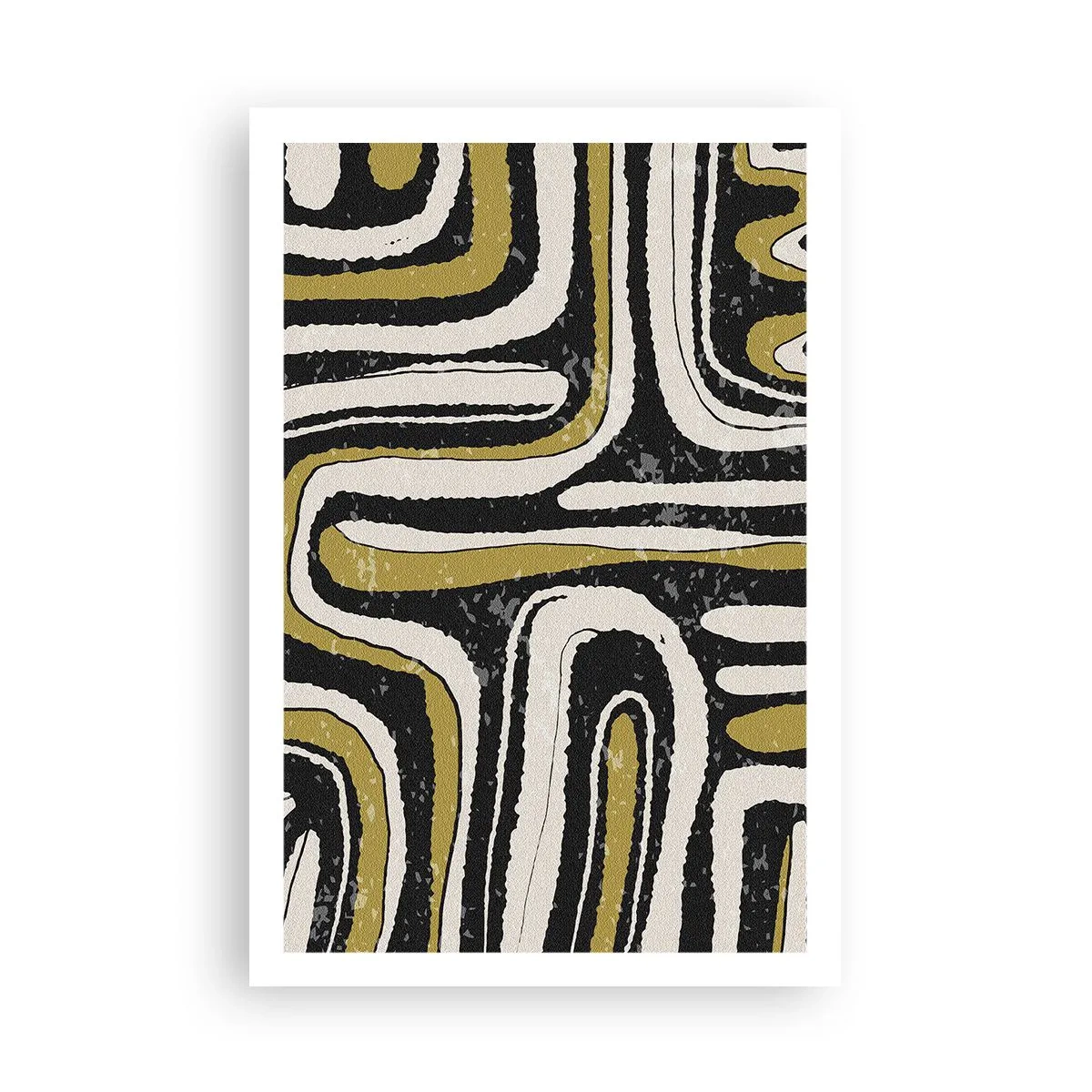 Affisch - Komposition: stråk och gränder - 61x91 cm