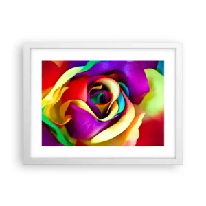 Affisch i vit ram - Det är omöjligt - 40x30 cm