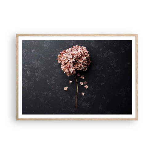 Affisch i ram av ljusek - Ett verkligt romantiskt tecken - 100x70 cm