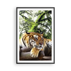 Affisch i svart ram - Med vänlig hälsning - 61x91 cm