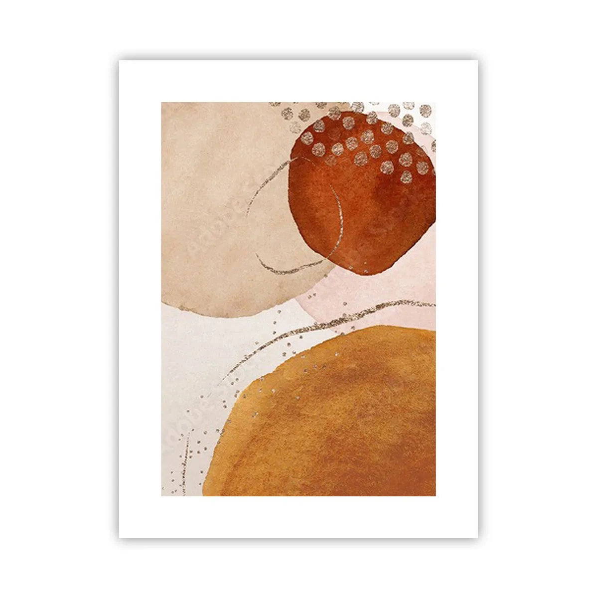 Affisch - Rundhet och rörelse - 30x40 cm