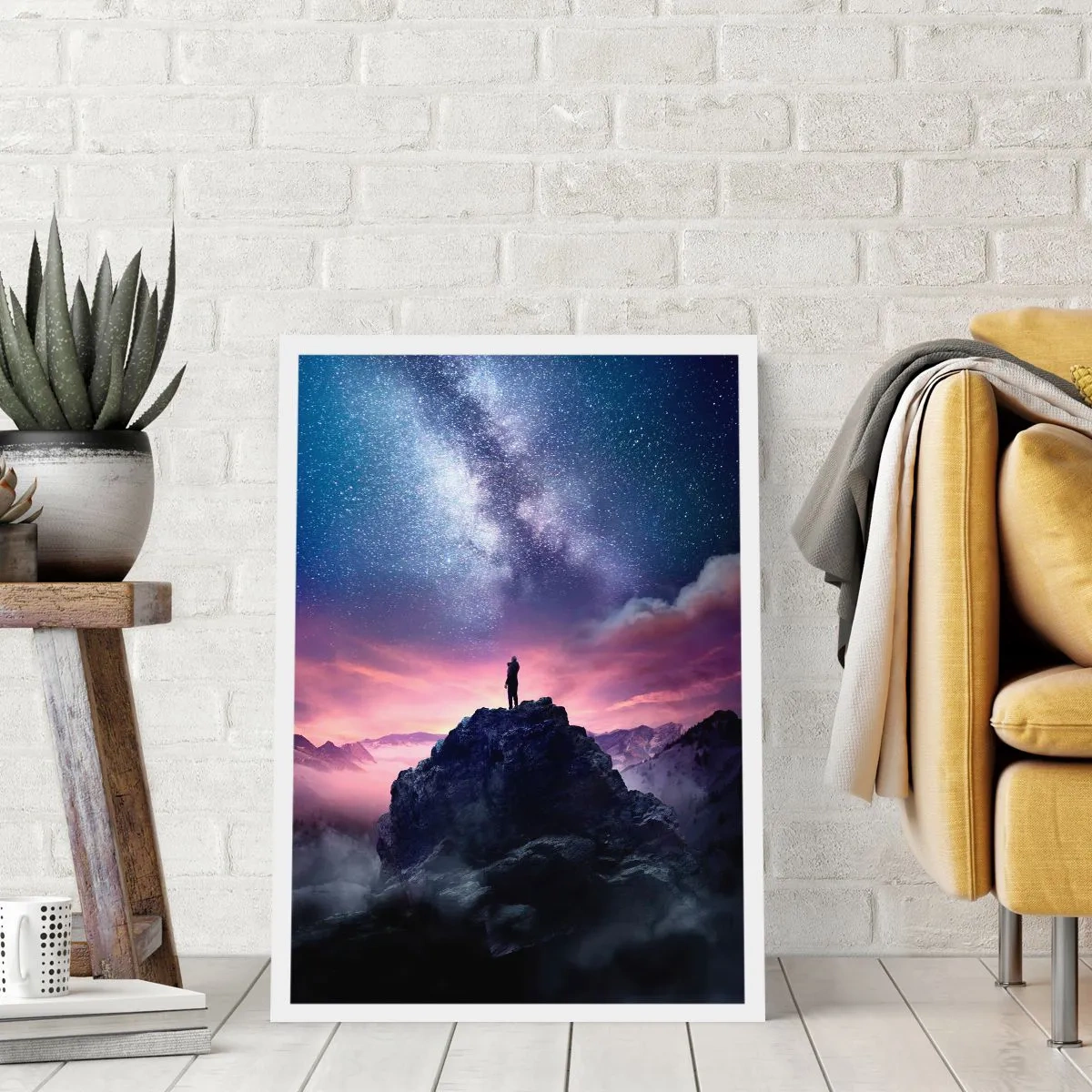 Affisch - Och han kände livet - 70x100 cm