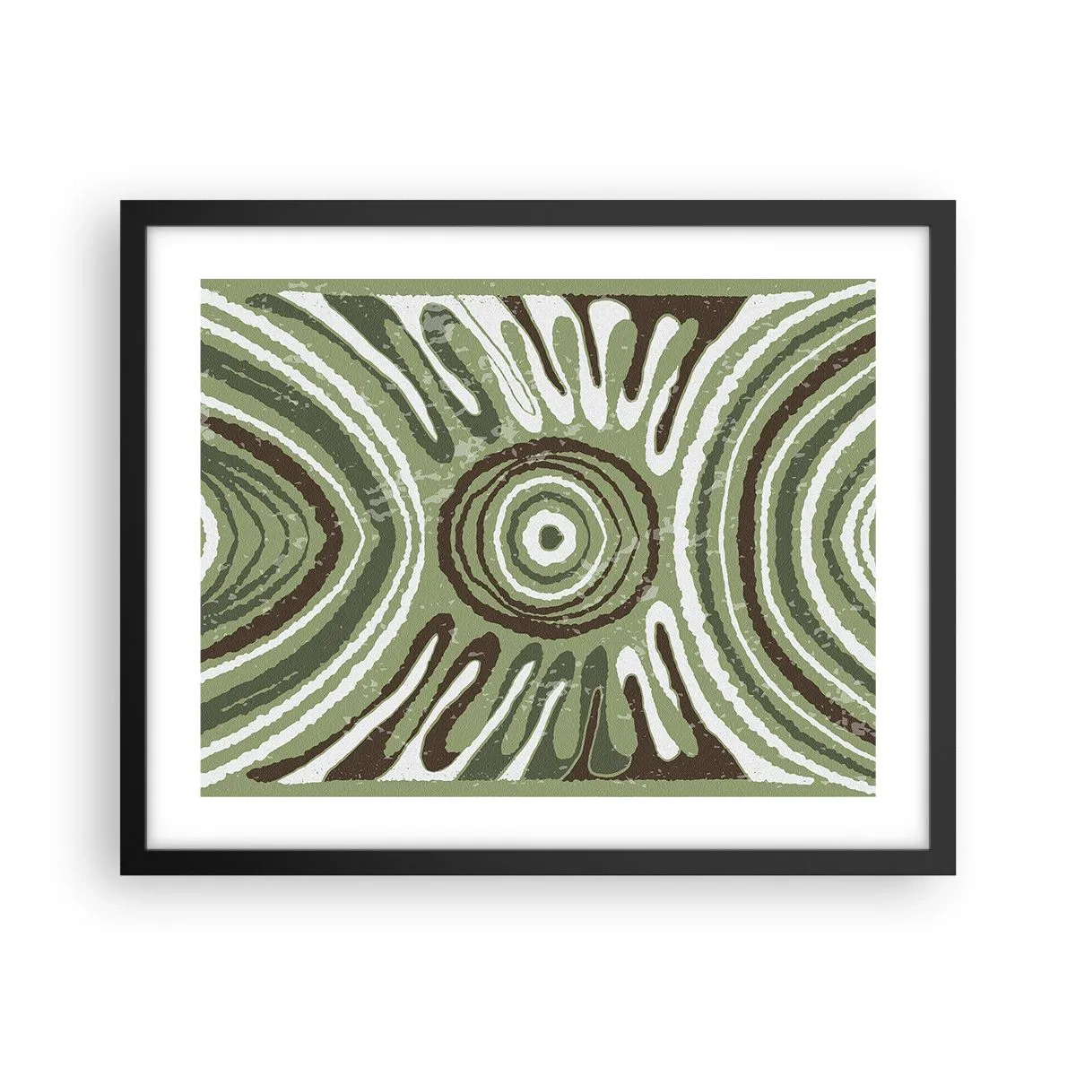 Affisch i svart ram - Explosion av känslor - 50x40 cm