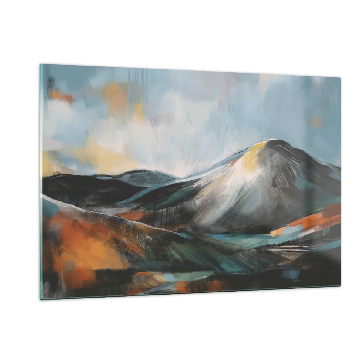Glastavla - Bild på glas - Råa och vackra - 120x80 cm