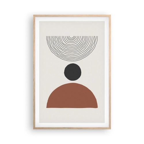 Affisch i ram av ljusek - I fokus - 61x91 cm