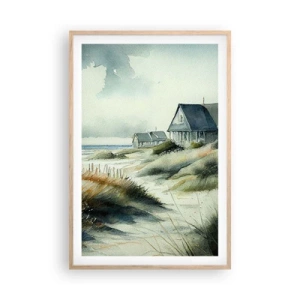 Affisch i ram av ljusek - Borta från liv och rörelse - 61x91 cm