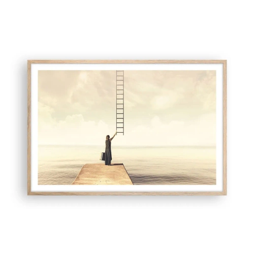 Affisch i ram av ljusek - Magisk resa - 91x61 cm