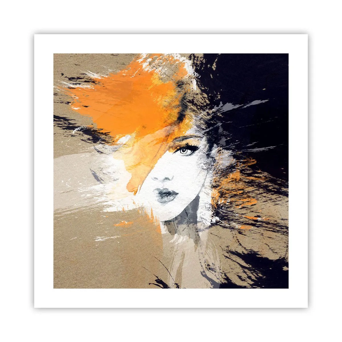 Affisch - Och så blir det ljus - 50x50 cm