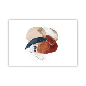 Affisch - Oval komposition - 91x61 cm