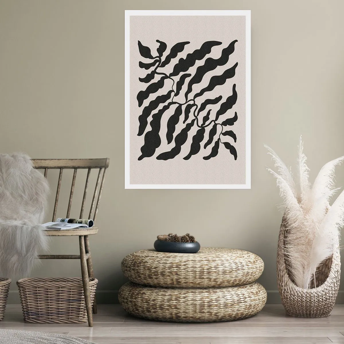 Affisch - Kvadratens natur - 40x50 cm