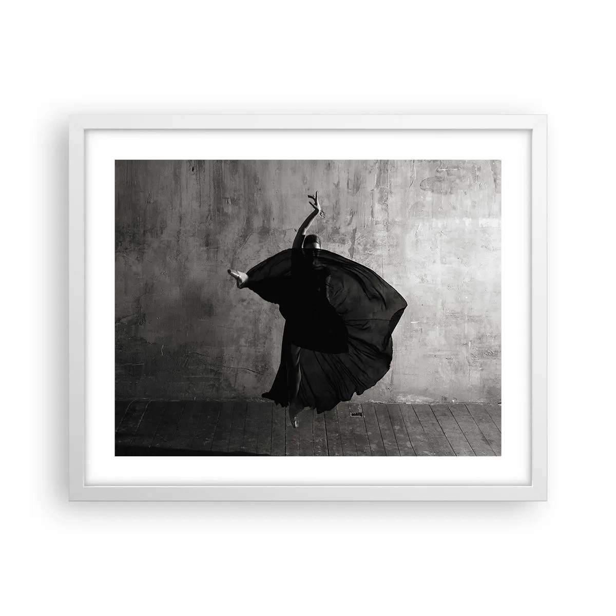 Affisch i vit ram - Full av passion - 50x40 cm