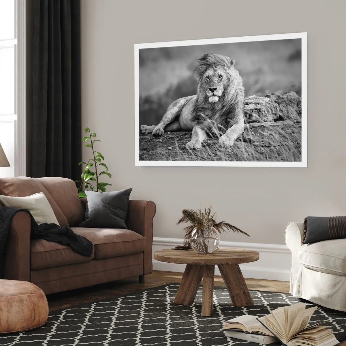 Affisch - Kunglig siesta - 50x40 cm