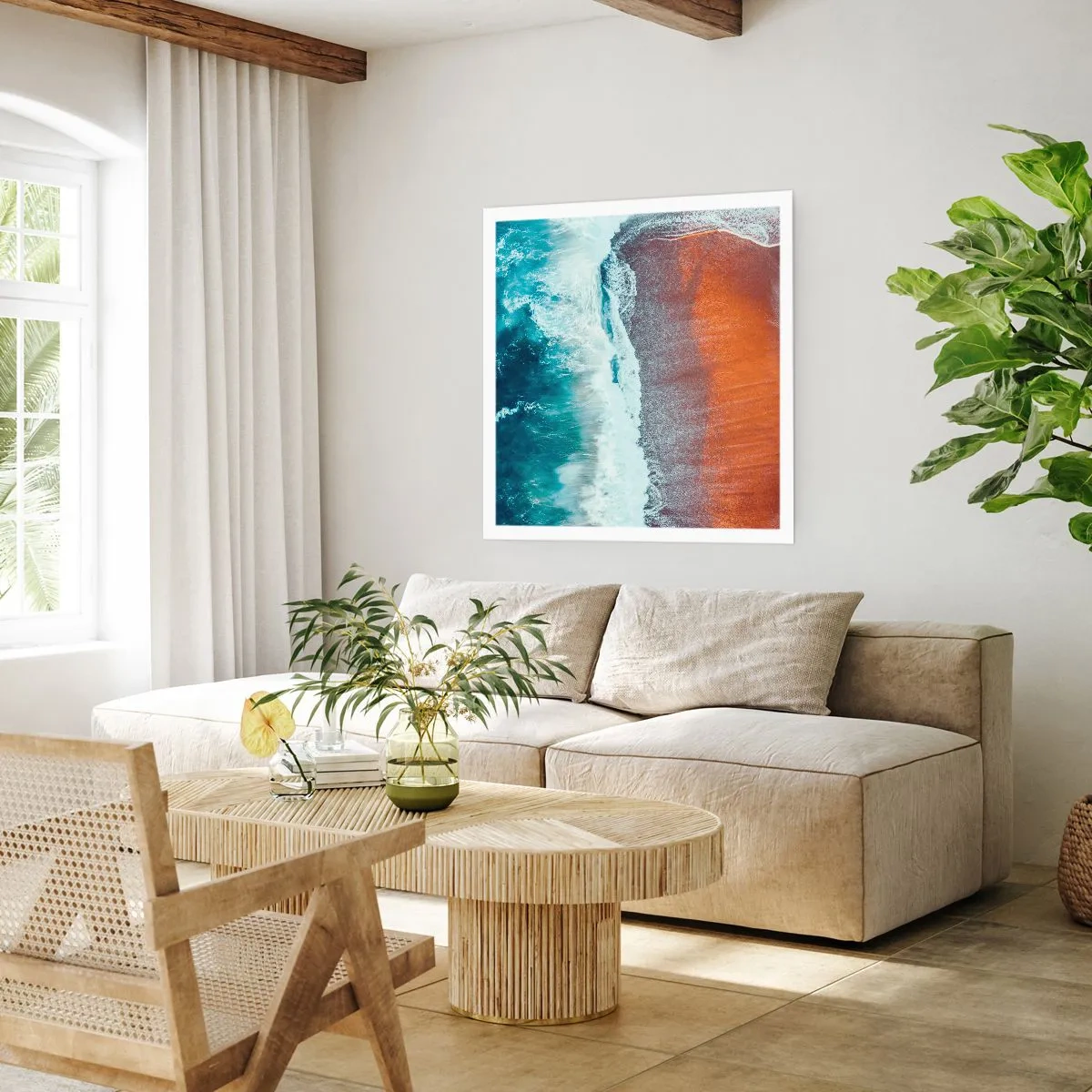 Affisch - En touch av havet - 50x50 cm