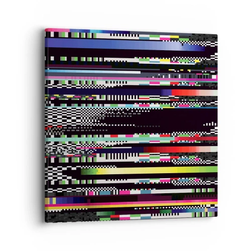 Canvastavla - Bild på duk - Verklighetens kontrollbild - 40x40 cm