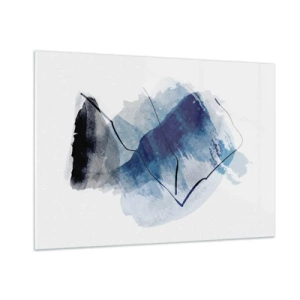 Glastavla - Bild på glas - Isberg - 100x70 cm