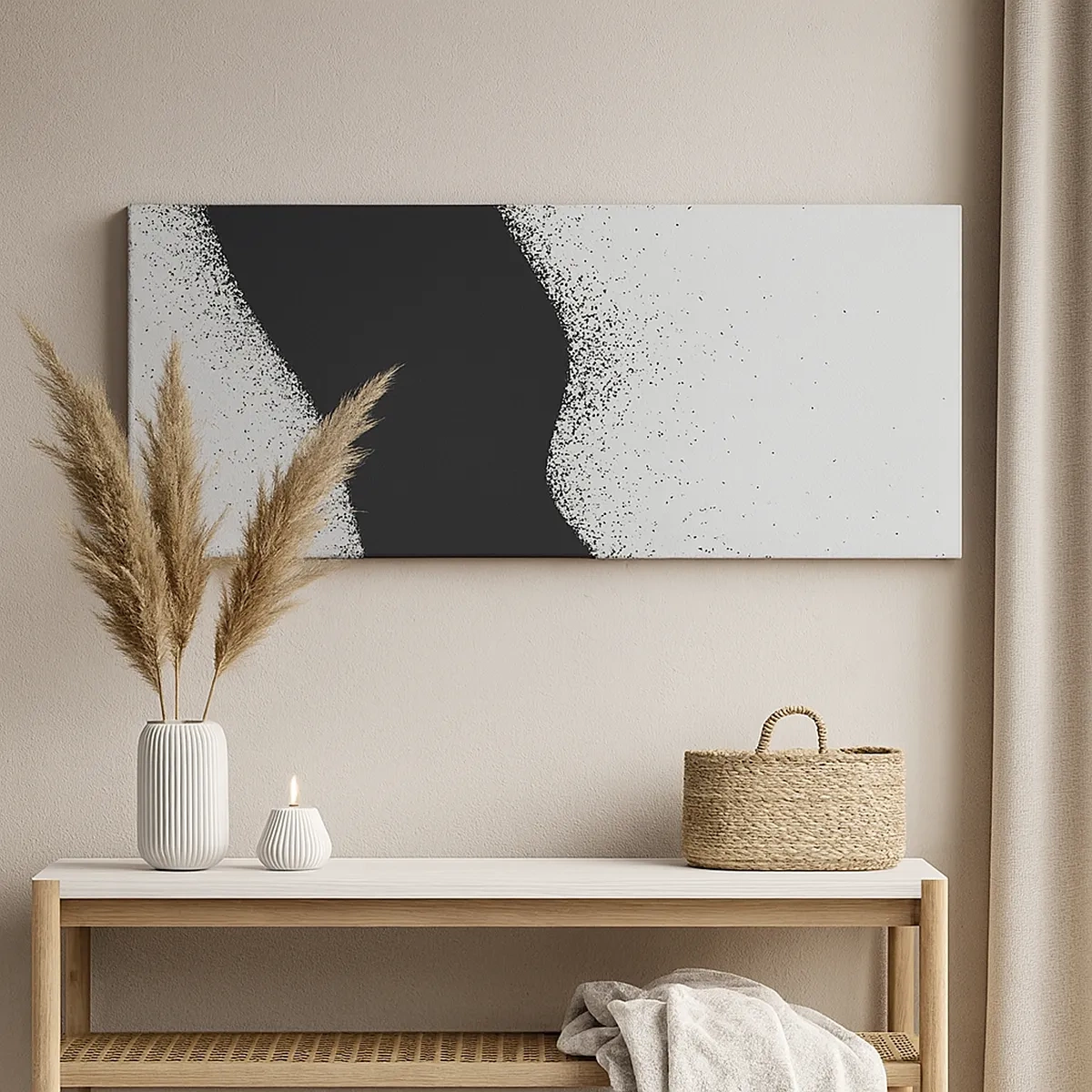 Canvastavla - Bild på duk - Flytande balans - 30x30 cm