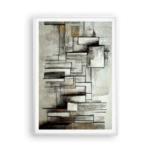 Affisch i vit ram - Kraften i enkelhet - 70x100 cm